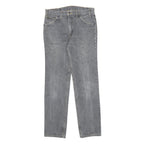 LEVI'S 634 02 59 Mens Jeans Grey Slim Straight Denim Light W32 L31 Cotton Zip