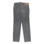 LEVI'S 634 02 59 Mens Jeans Grey Slim Straight Denim Light W32 L31 Cotton Zip