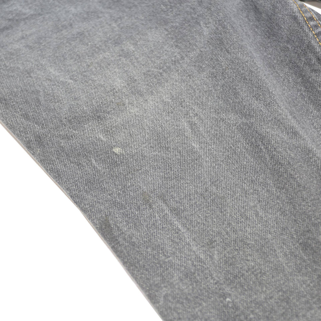 LEVI'S 634 02 59 Mens Jeans Grey Slim Straight Denim Light W32 L31 Cotton Zip