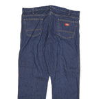 DICKIES Mens Jeans Blue Regular Straight Denim Medium W40 L30 Workwear Zip