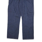 DICKIES Mens Jeans Blue Regular Straight Denim Medium W40 L30 Workwear Zip