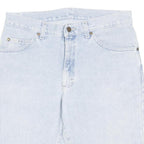 LEE Mens Shorts Blue Denim Casual M W34 Frayed Hem Cotton