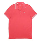 CHAMPION Mens Red Polo Shirt M Cotton Blend Short Sleeve Basic Athletic