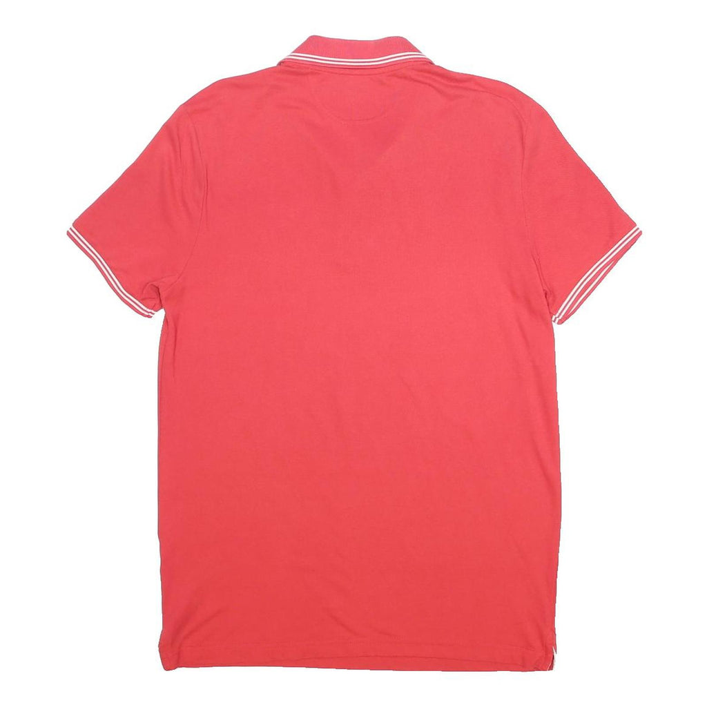 CHAMPION Mens Red Polo Shirt M Cotton Blend Short Sleeve Basic Athletic