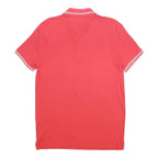 CHAMPION Mens Red Polo Shirt M Cotton Blend Short Sleeve Basic Athletic