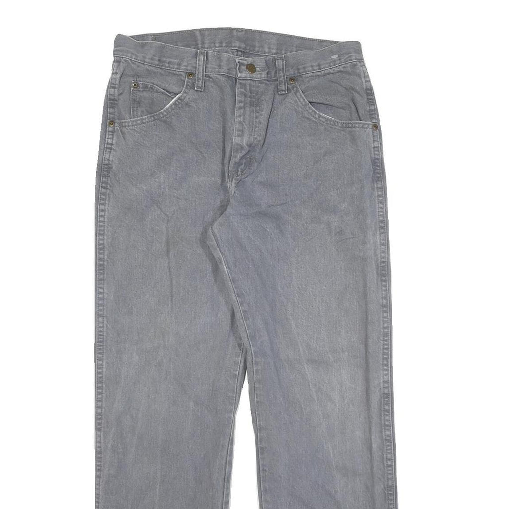 WRANGLER Mens Regular Blue Jeans Denim Medium W30 L29 Classic Cotton Blend Zip