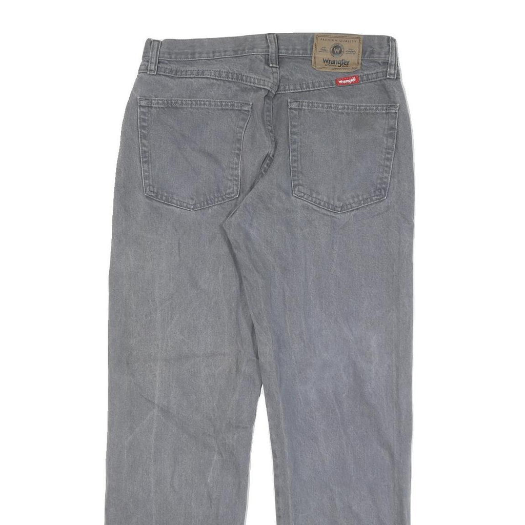 WRANGLER Mens Regular Blue Jeans Denim Medium W30 L29 Classic Cotton Blend Zip