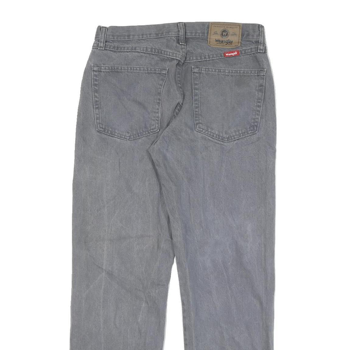 WRANGLER Mens Regular Blue Jeans Denim Medium W30 L29 Classic Cotton Blend Zip