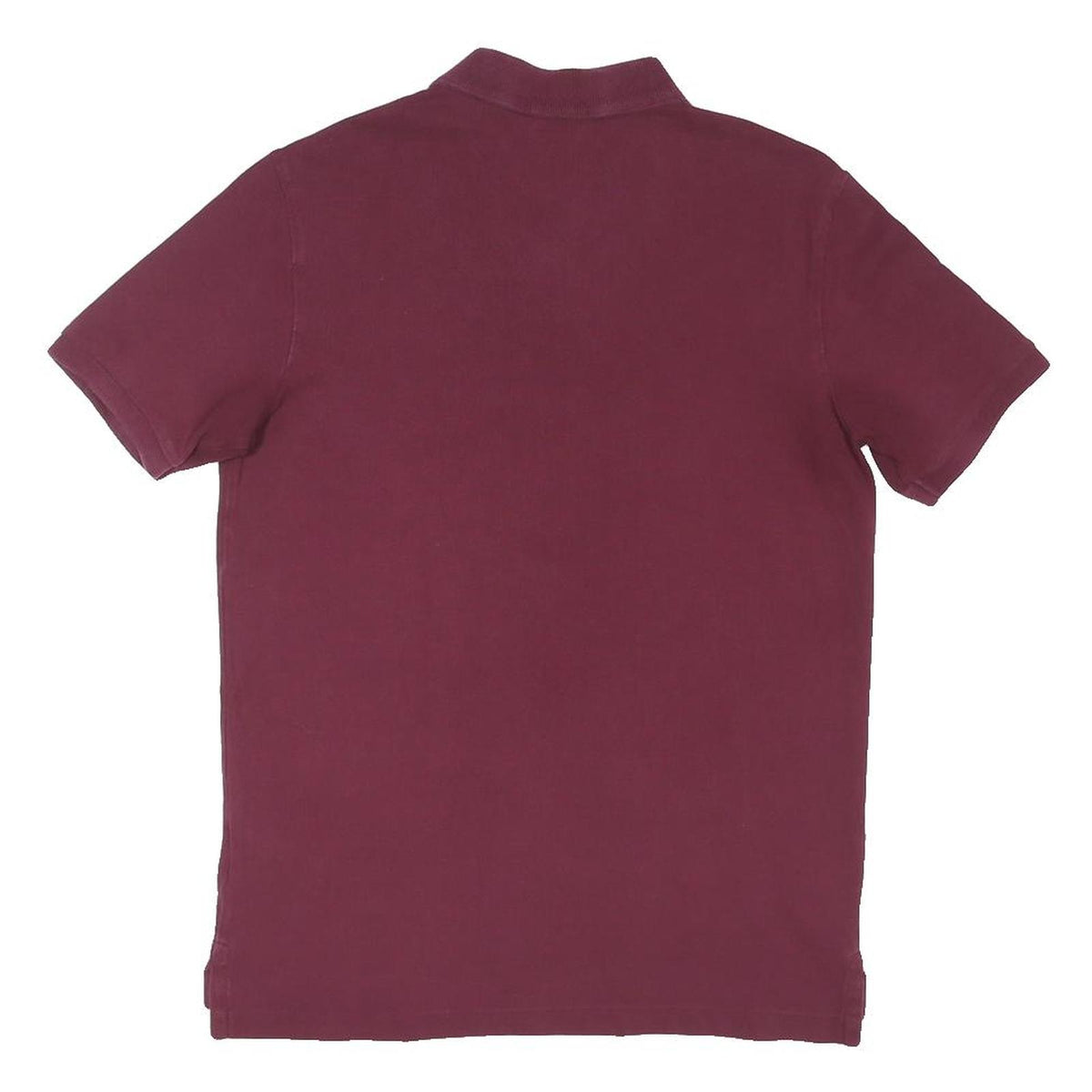 POLO RALPH LAUREN Mens Maroon Polo Shirt S Classic Fit Short Sleeve Cotton Blend