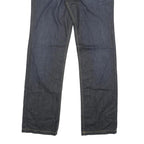 ICEMAN Womens Jeans Blue Regular Straight Denim W36 L34 Embroidered Back Pockets