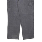 CARHARTT Mens Regular Grey Denim Regular Fit W40 L34 Workwear Zip Closure
