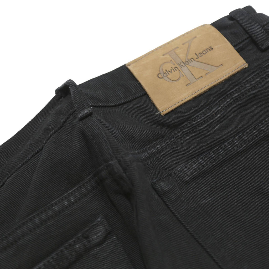LEVI'S Womens Black Regular Straight Denim Raw W30 L30 Classic Zip Jeans