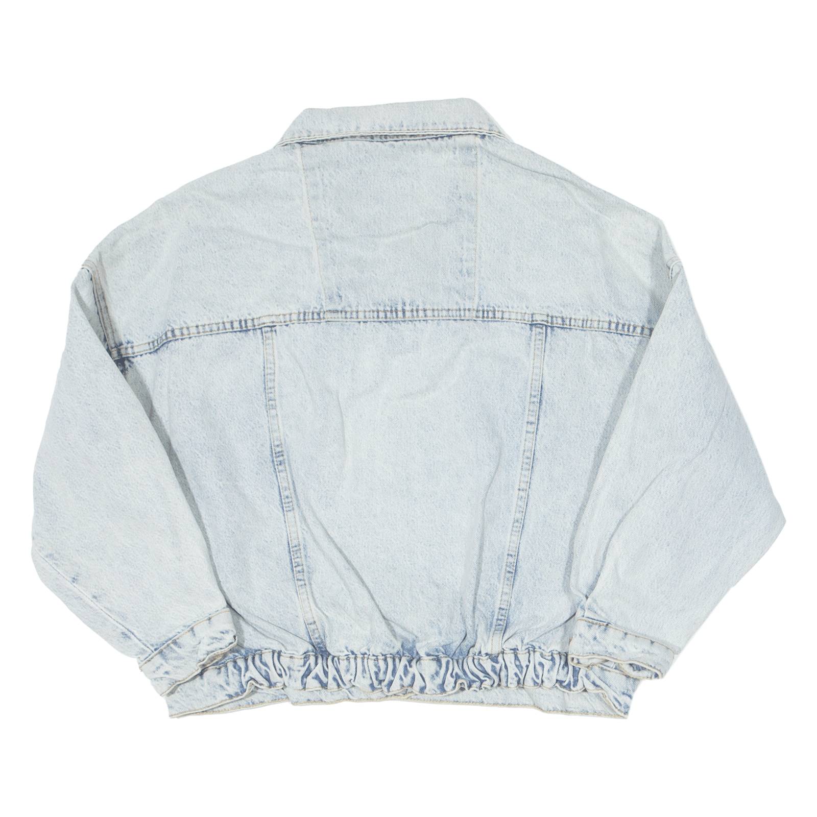 CAVALLONE Cropped Womens Denim Jacket Blue S
