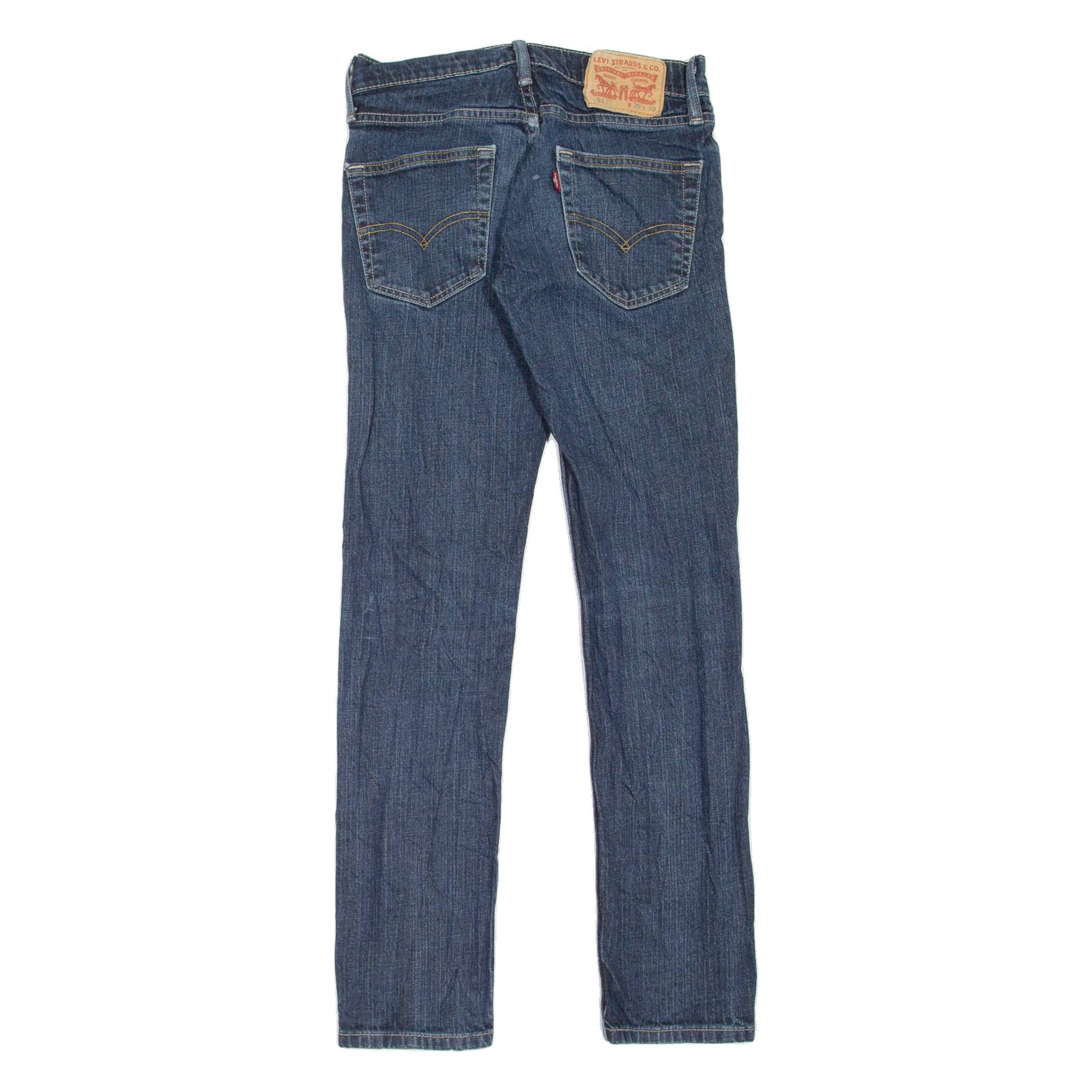 LEVI'S 511 Jeans Mens Blue Slim Straight Stone Wash W29 L30