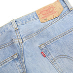 LEVI'S 501 Mens Jeans Blue Regular Straight Denim Light W34 L36 Classic Fit