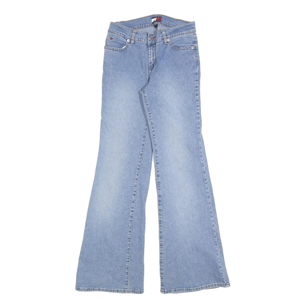 TOMMY HILFIGER Womens Jeans Blue Slim Flared Denim Medium W26 L32 Classic Style
