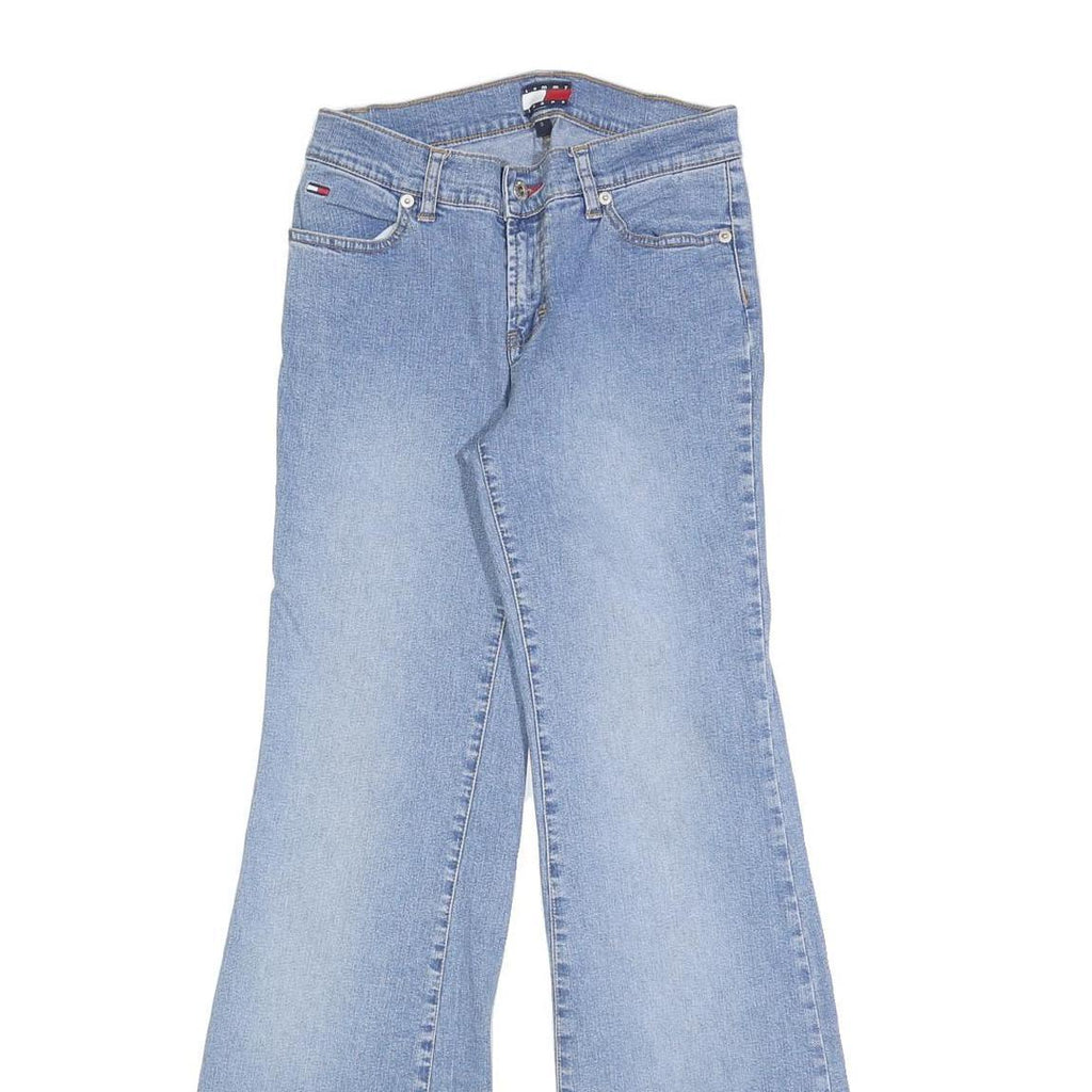 TOMMY HILFIGER Womens Jeans Blue Slim Flared Denim Medium W26 L32 Classic Style