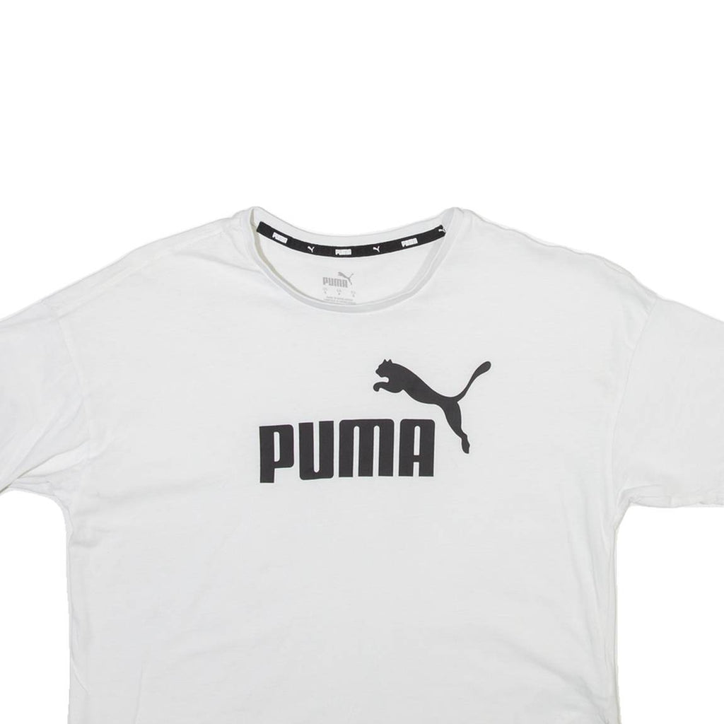 PUMA Cropped Womens T-Shirt White S
