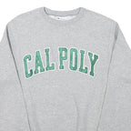 CHAMPION Mens Grey Cal Poly Crew Neck XS Cotton Blend Sweatshirt Casual Pullover