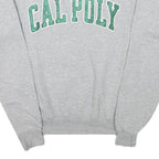 CHAMPION Mens Grey Cal Poly Crew Neck XS Cotton Blend Sweatshirt Casual Pullover