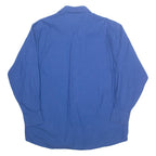 TOMMY HILFIGER Mens Shirt Blue Spotted Long Sleeve L