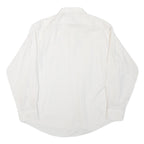 TIP TOP Mens White Shirt L Cotton Blend Button Collar Classic Style
