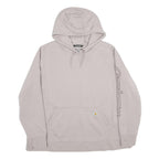 CARHARTT Womens Cream Hoodie 3XL Cotton Blend Casual Oversized Pullover