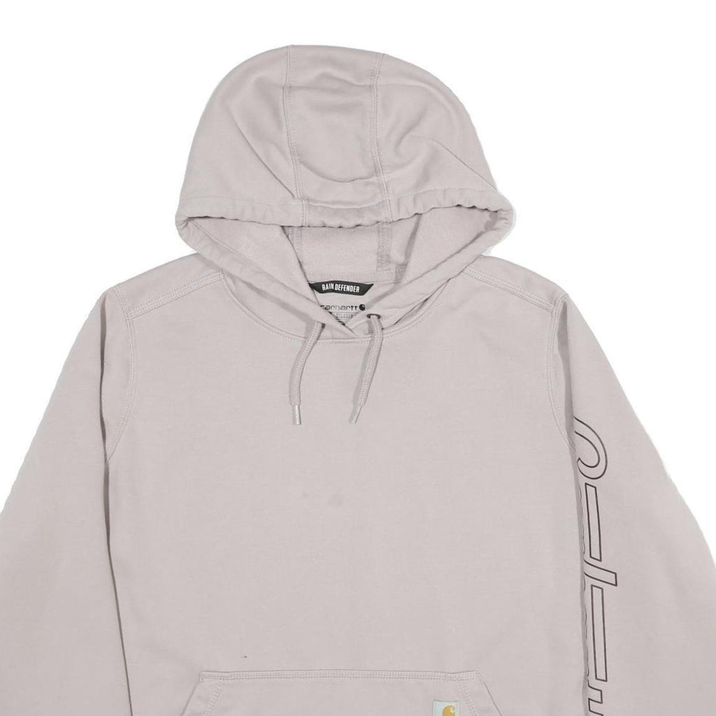 CARHARTT Womens Cream Hoodie 3XL Cotton Blend Casual Oversized Pullover