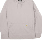 CARHARTT Womens Cream Hoodie 3XL Cotton Blend Casual Oversized Pullover