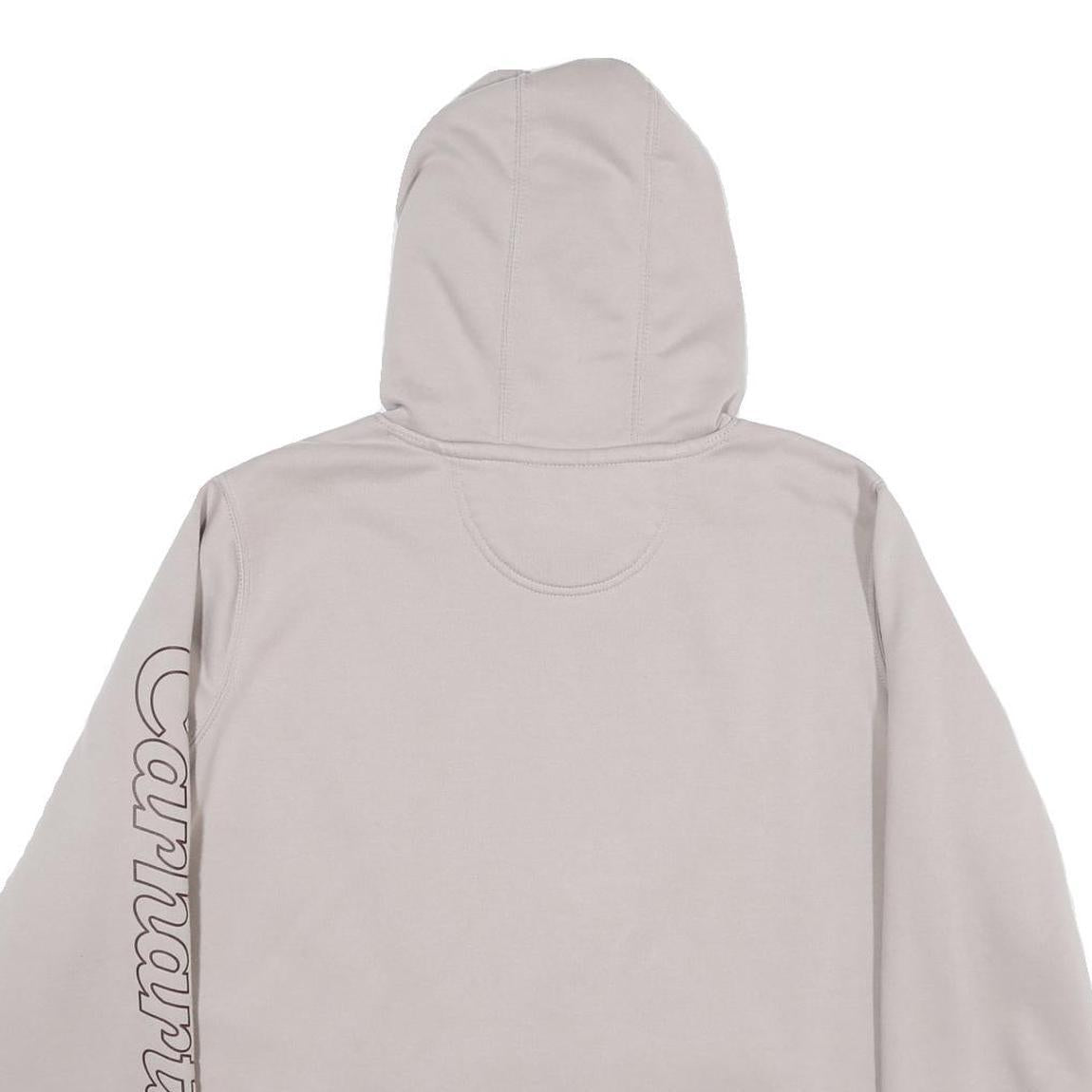 CARHARTT Womens Cream Hoodie 3XL Cotton Blend Casual Oversized Pullover