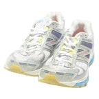 NEW BALANCE Mens Low Top Trainers White Blue Synthetic UK 8 Lightweight Comfort
