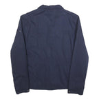 MCGREGOR Mens Navy Blue Cotton Blend Jacket L Zip Chest Pockets Casual Outerwear