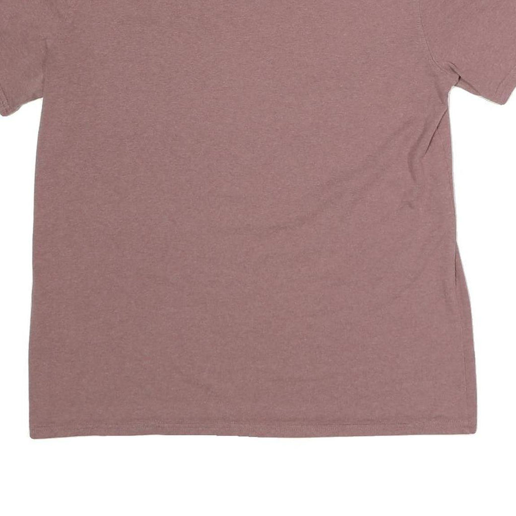 CARHARTT Womens Mauve Pocket T-Shirt L Short Sleeve Crew Neck Cotton Blend