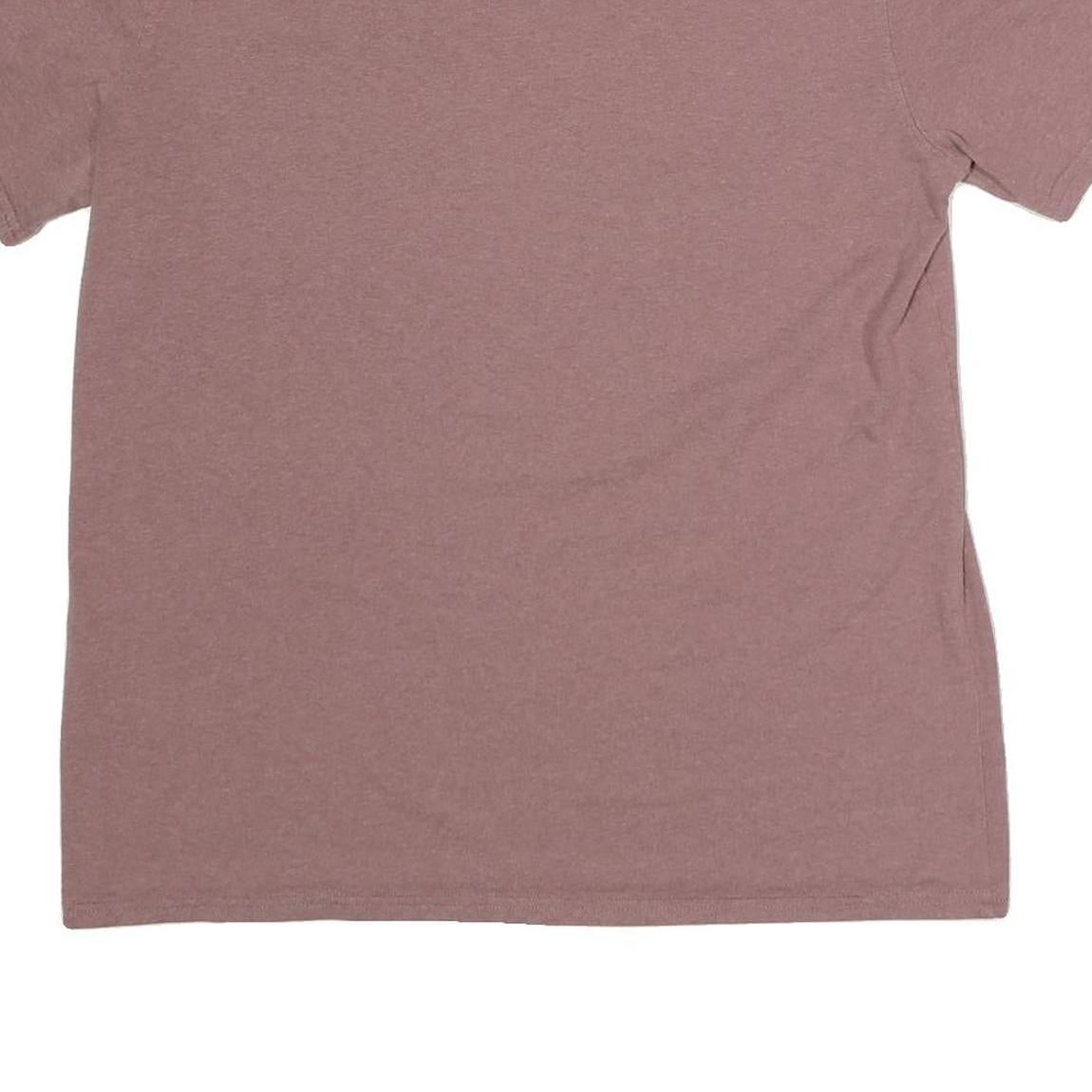 CARHARTT Womens Mauve Pocket T-Shirt L Short Sleeve Crew Neck Cotton Blend