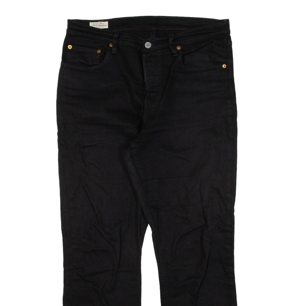LEVI'S 501 BIG E Jeans Womens Black Regular Straight W32 L28