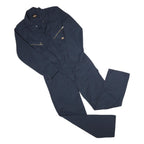 DICKIES Mens Navy Blue Regular Fit Polyester Blend Dungarees M W32 L30 Workwear