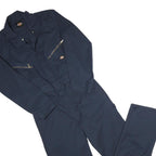 DICKIES Mens Navy Blue Regular Fit Polyester Blend Dungarees M W32 L30 Workwear