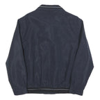 CHARLES VOGELE Mens Navy Blue Casual Jacket L Polyester Zip Plain Lightweight