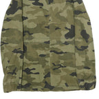 TALLY WEIJL Womens Green Cotton Camouflage Button Jacket S Casual Military Style