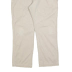 CARHARTT Mens Cotton Blend Beige Relaxed Straight Trousers W36 L30 Workwear
