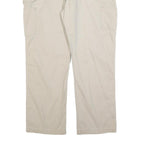 CARHARTT Mens Cotton Blend Beige Relaxed Straight Trousers W36 L30 Workwear