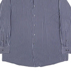 CALVIN KLEIN Mens Blue & White Striped Shirt XL Smart Casual Cotton Button