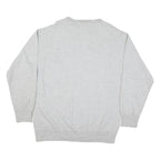 MV SPORT Mens Grey Evangel University Crew Neck L Cotton Blend Sweatshirt