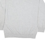 MV SPORT Mens Grey Evangel University Crew Neck L Cotton Blend Sweatshirt