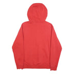 NIKE Mens Red Hoodie S Cotton Blend Pullover Sweatshirt Sports Casual