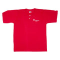WILSON 1st Metropolitan Mortgage Mens T-Shirt Red USA Button Neck XL
