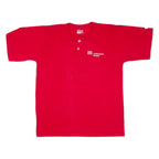 WILSON 1st Metropolitan Mortgage Mens T-Shirt Red USA Button Neck XL