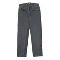 LEE Mens Jeans Black Classic Straight Denim W31 L32 Zip Cotton Casual