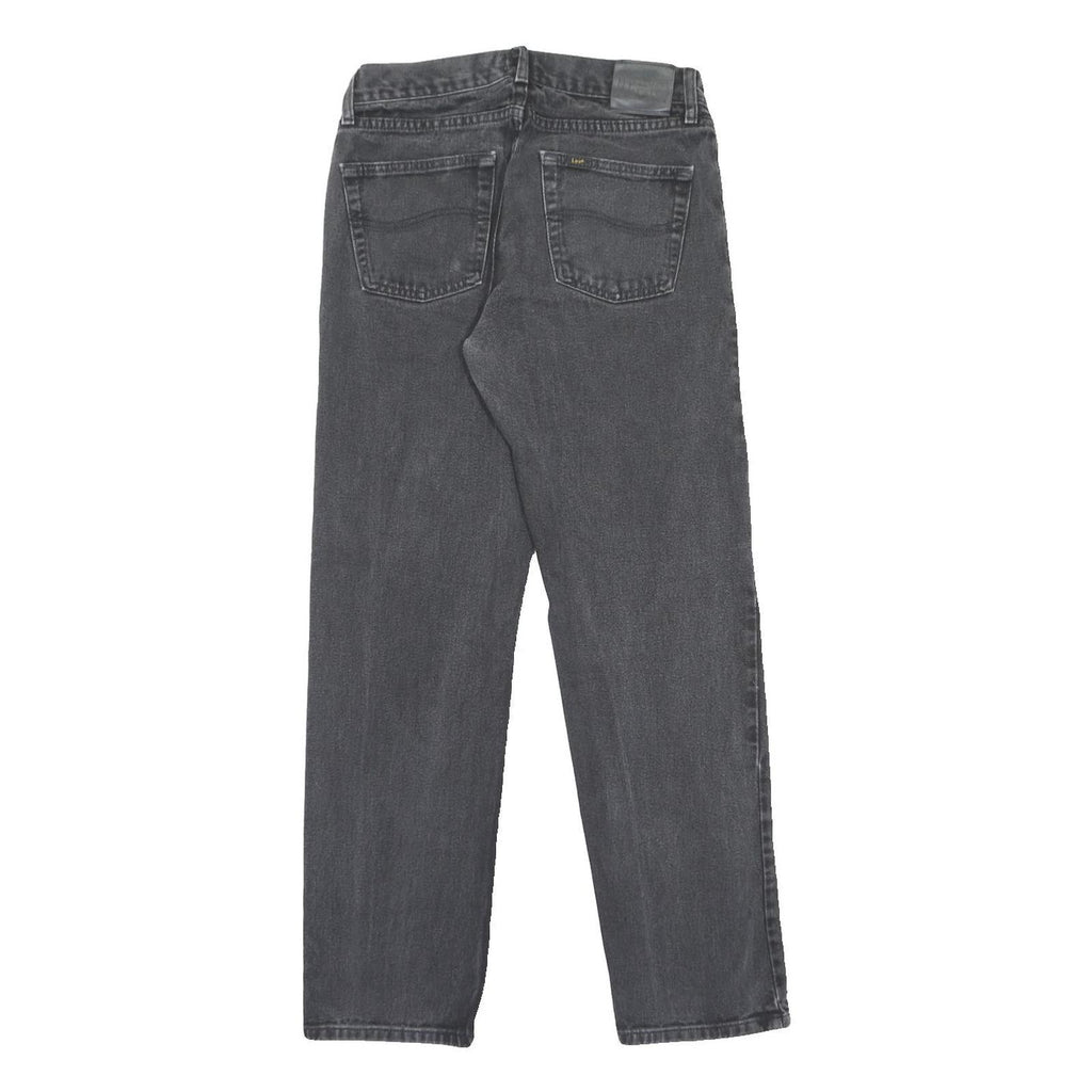 LEE Mens Jeans Black Classic Straight Denim W31 L32 Zip Cotton Casual
