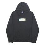 CHAMPION Mens Black Pullover Hoodie L Cotton Blend Casual Wear